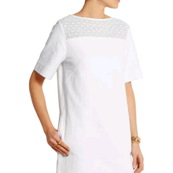 MIH white denim lace mini dress - Picture 2 of 8